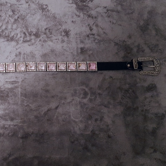 Atlas Accessories - Pink Jeweled Belt Atlas Accessories - Pink Jeweled Belt